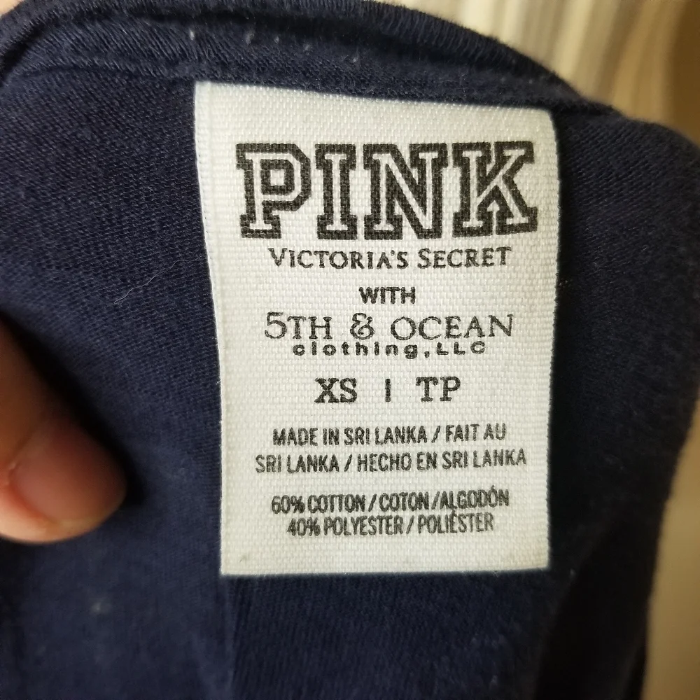 Victorias Secret Pink V-neck Collegiate University - Picture 3 of 8